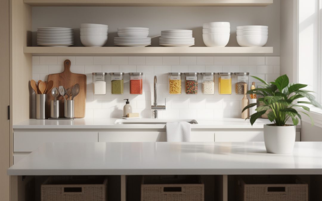 Astuces efficaces pour garder une cuisine toujours bien rangée