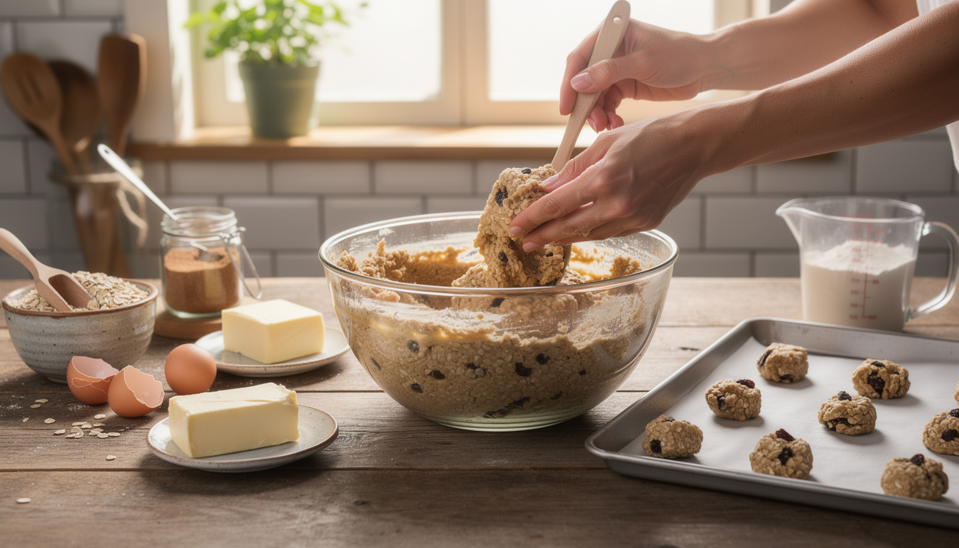 découvrez comment préparer des cookies flocon d'avoine savoureux et faciles avec cette recette simple et rapide, idéale pour un goûter sain et gourmand.