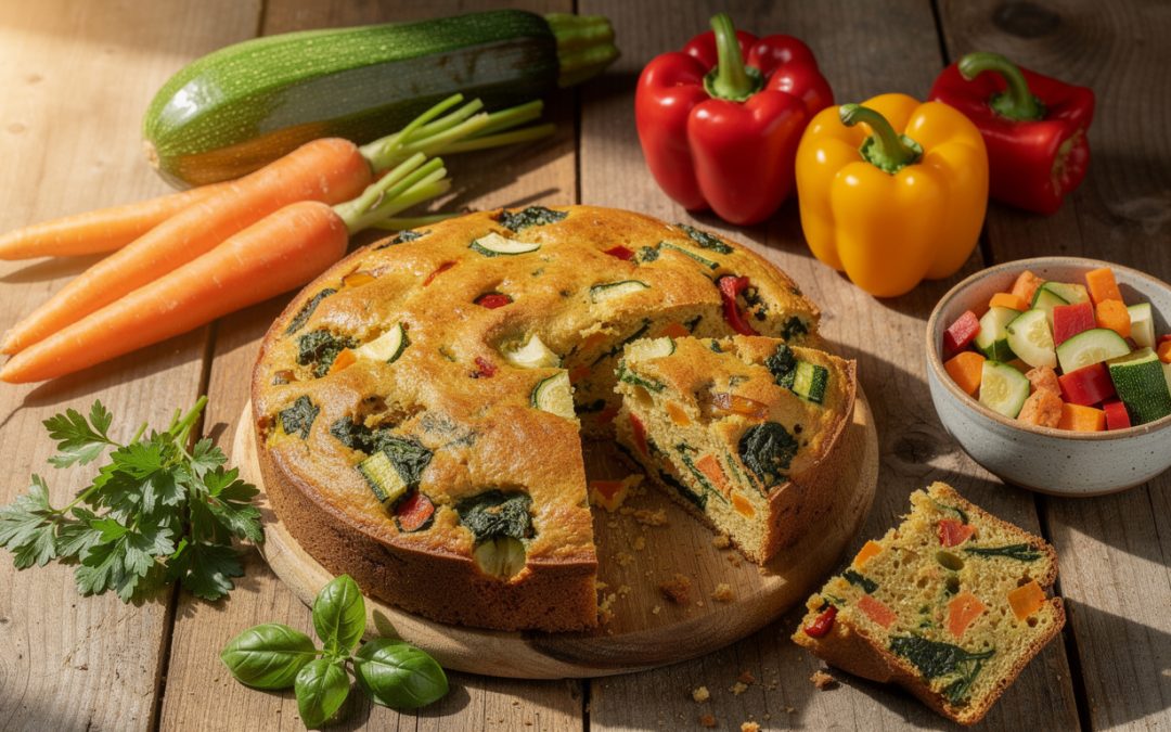 Recette facile de cake aux légumes pour un repas sain et savoureux