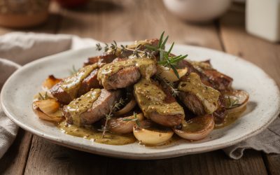 Recette facile de sauté de porc à la moutarde pour un repas savoureux