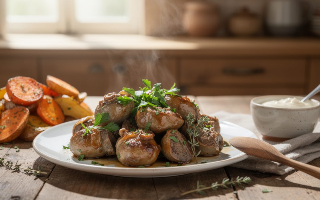 Recette facile et savoureuse de gésiers de volailles pour régaler toute la famille
