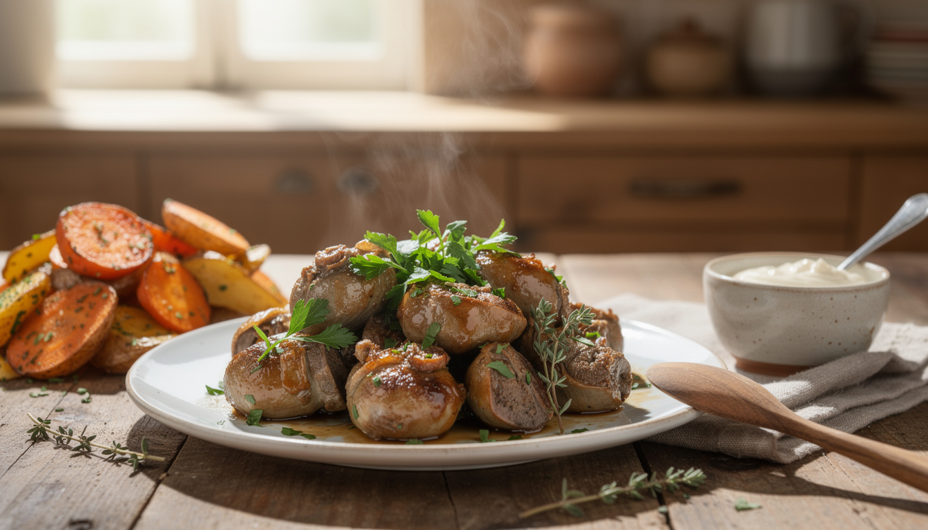 découvrez une recette facile et savoureuse de gésiers de volailles, idéale pour régaler toute la famille avec un plat gourmand et simple à préparer.