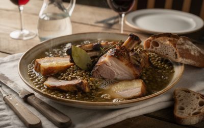 Recette traditionnelle du petit salé aux lentilles pour un repas convivial