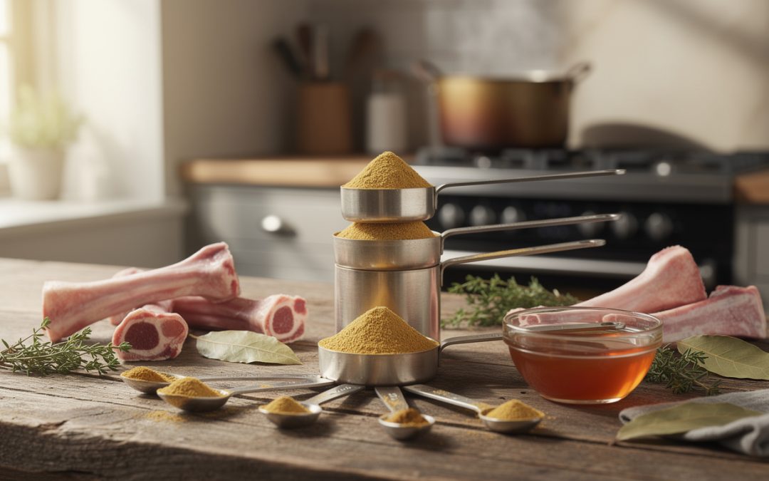 Combien de cuillères de fond de veau utiliser pour réussir vos recettes