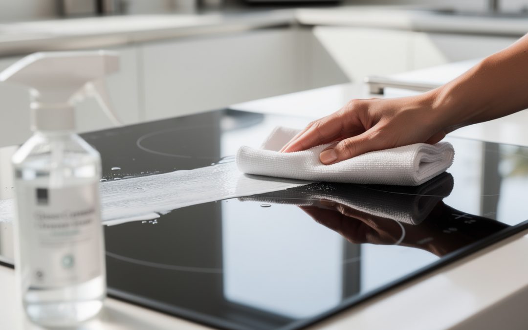 Comment enlever une tache blanche sur une plaque vitrocéramique efficacement