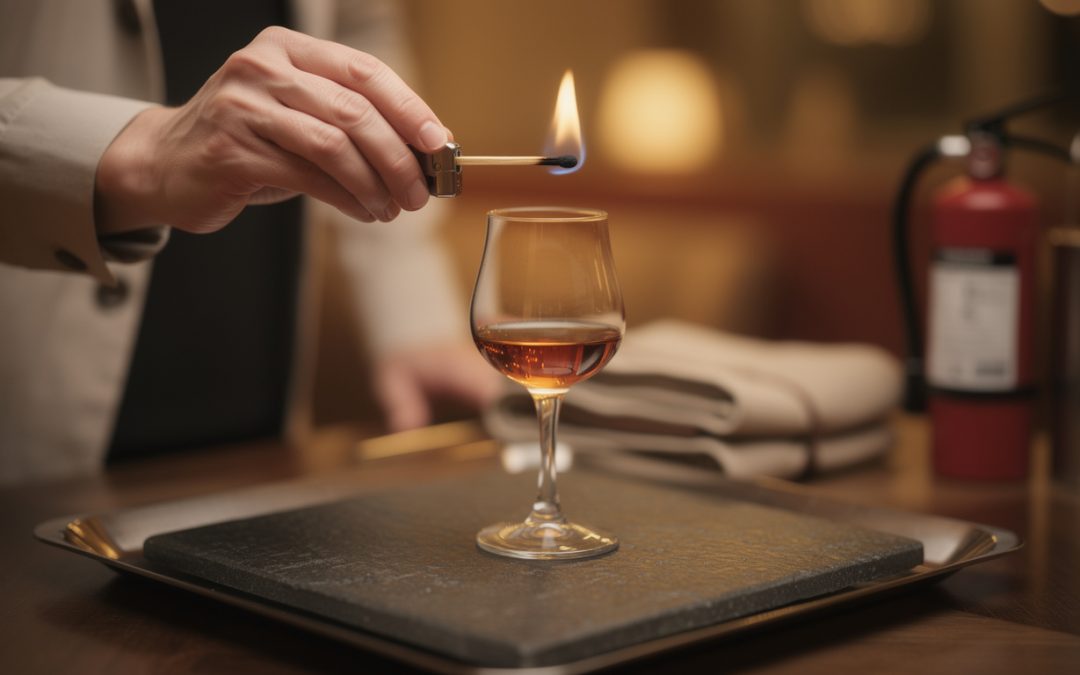 Comment faire flamber du cognac facilement et en toute sécurité