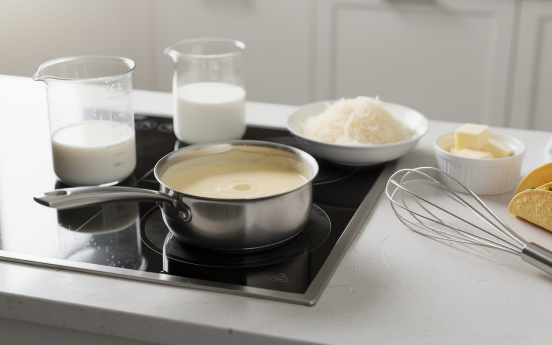 Comment préparer une sauce fromagère pour tacos à base de lait