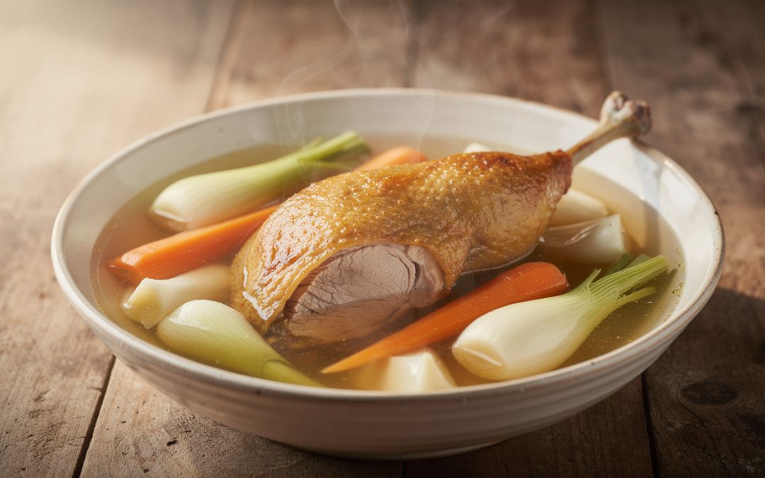 Cuisse de canard en pot au feu : une recette classique et savoureuse