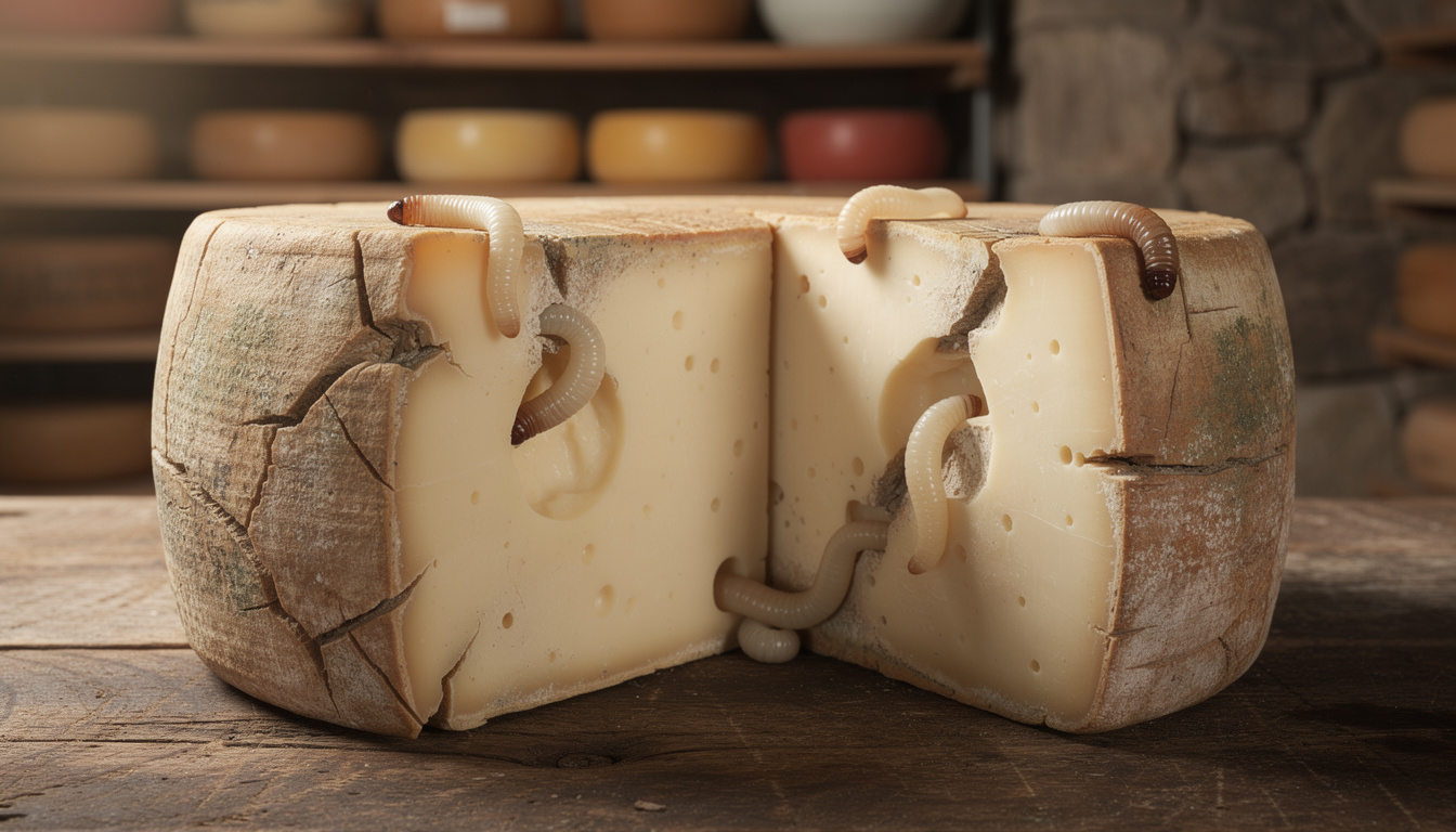 Découvrez le secret des vers dans la fabrication du fromage explorez comment les vers jouent un rôle méconnu et fascinant dans le processus traditionnel de fabrication du fromage.