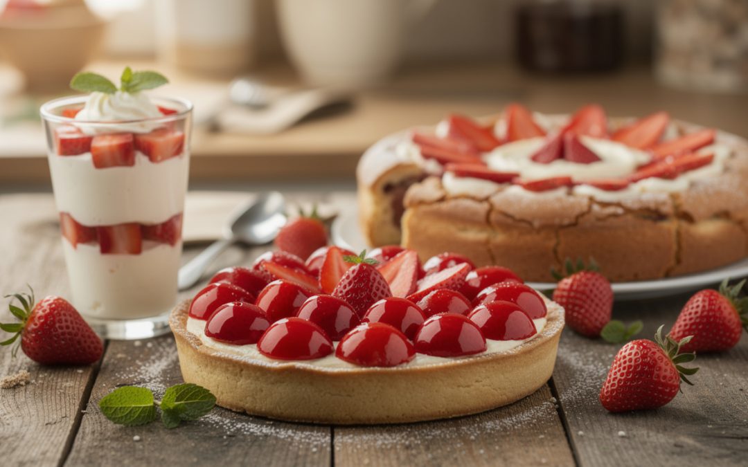 Délicieuses recettes à base de fraises et mascarpone pour toutes les occasions