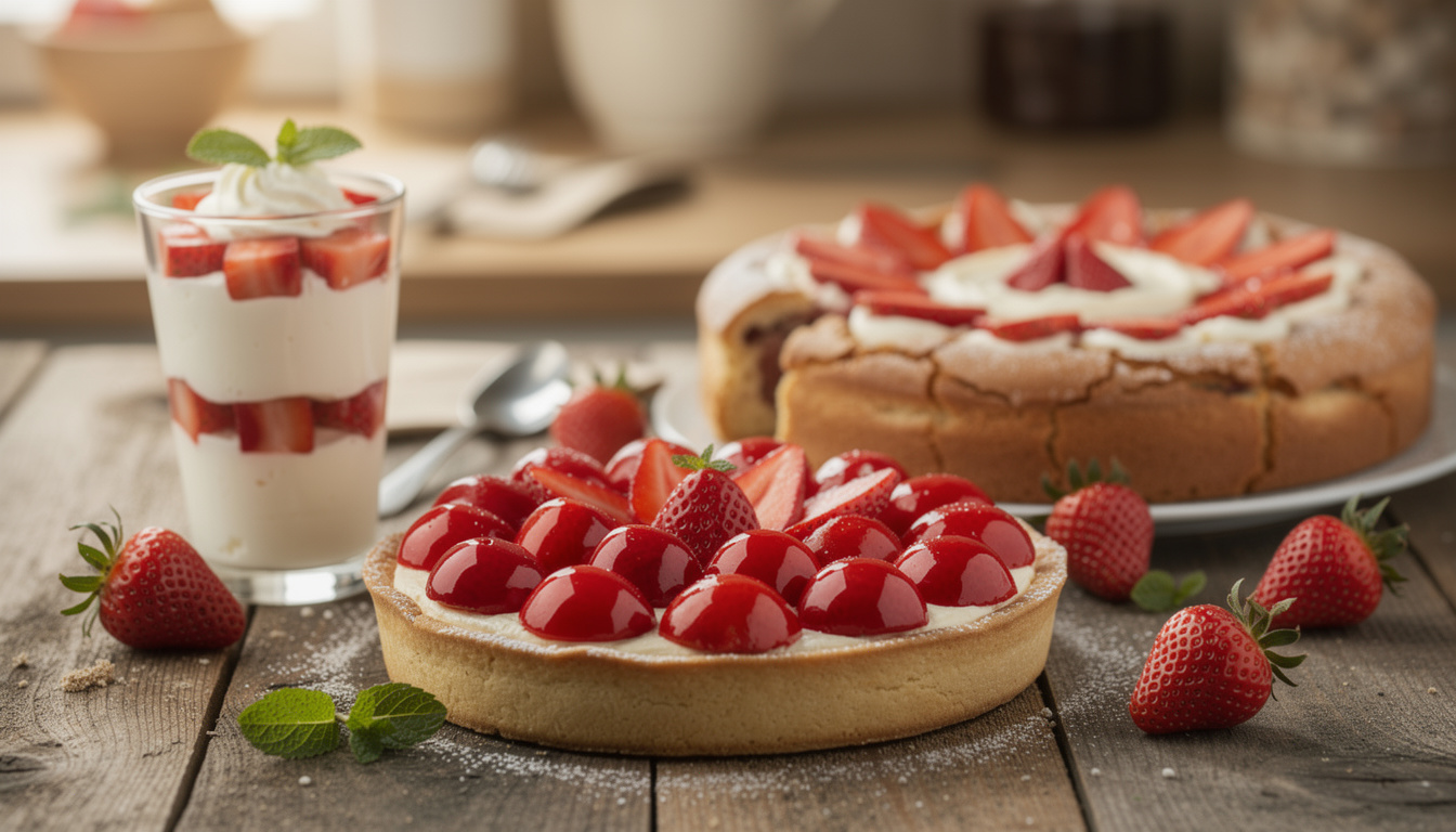 découvrez nos délicieuses recettes alliant fraises fraîches et mascarpone crémeux, parfaites pour toutes les occasions, des desserts simples aux créations gourmandes.