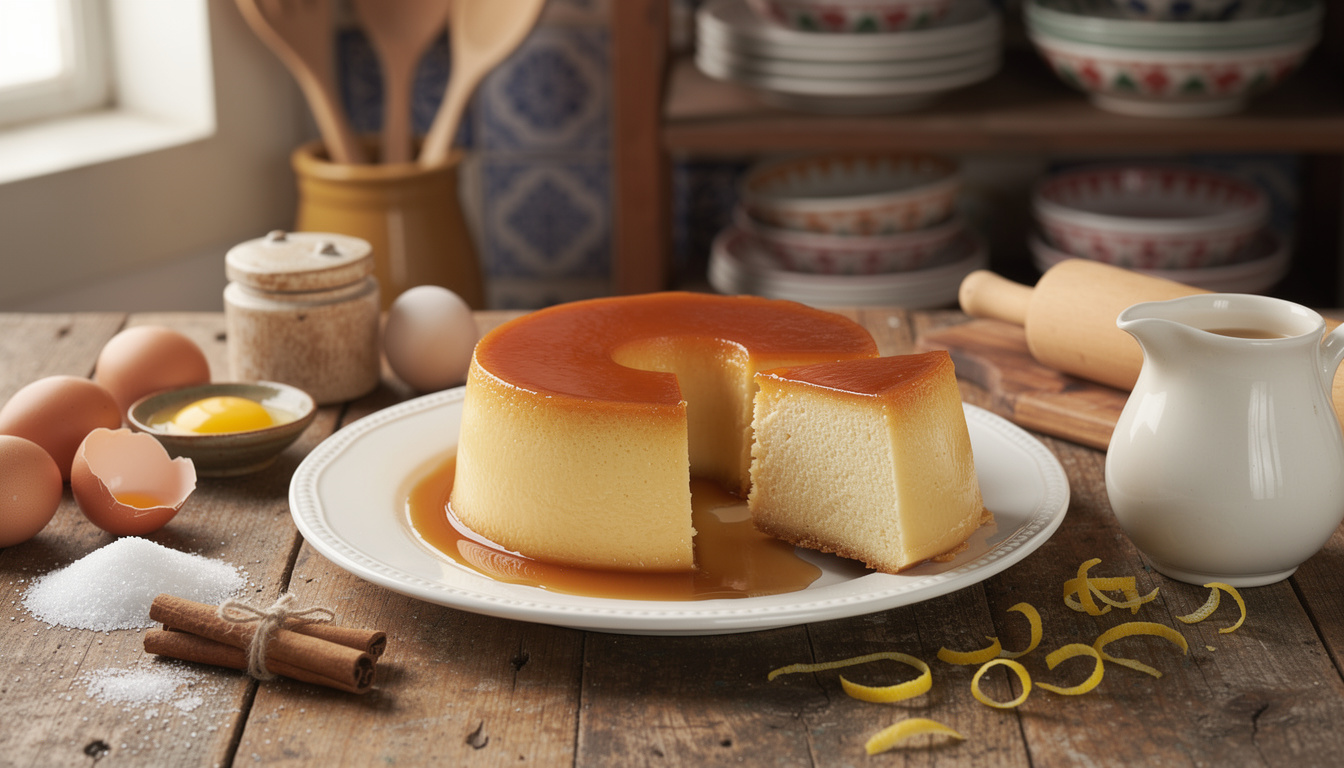 découvrez notre recette authentique de pudding portugais, facile à préparer et délicieusement savoureuse, parfaite pour toutes les occasions.