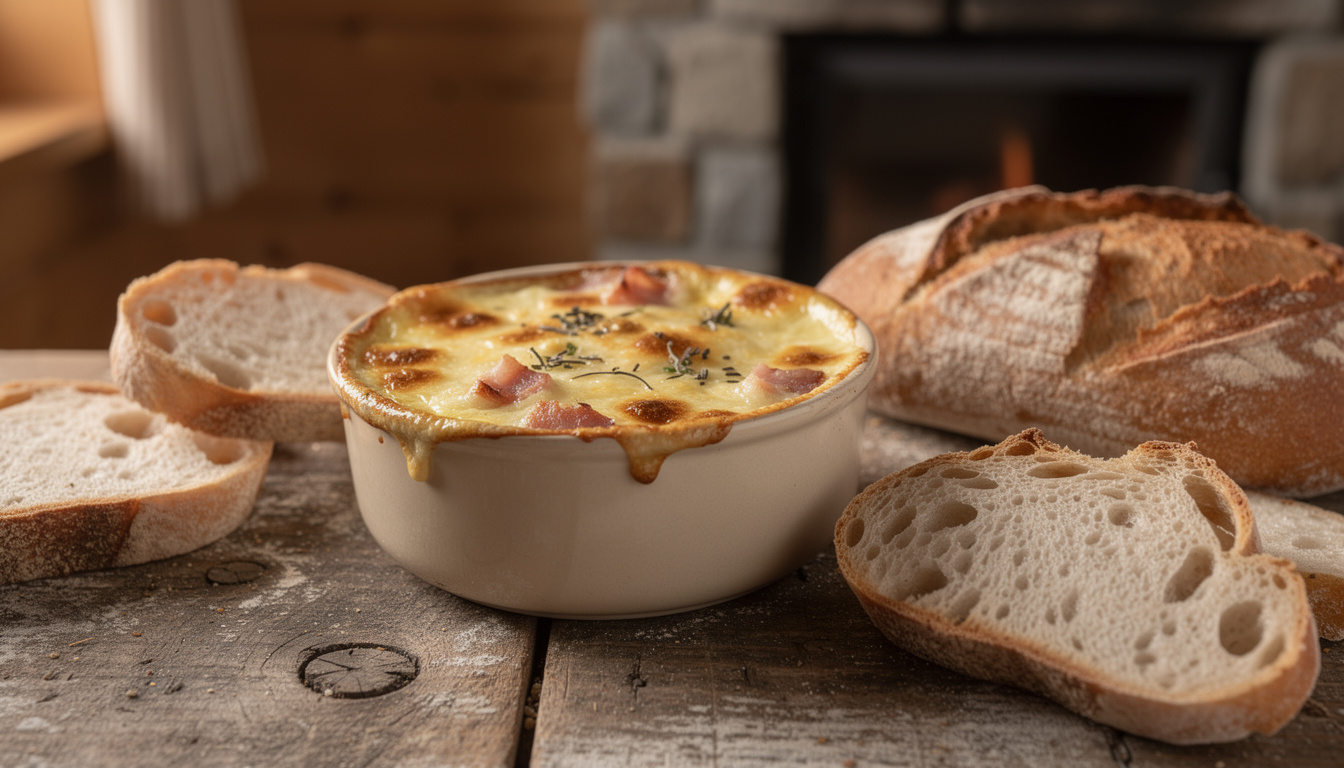 Recette du ramequin du bugey : découvrez ce classique savoyard découvrez la recette traditionnelle du ramequin du bugey, un plat savoyard classique alliant saveurs authentiques et gourmandise. parfait pour un repas convivial et réconfortant.