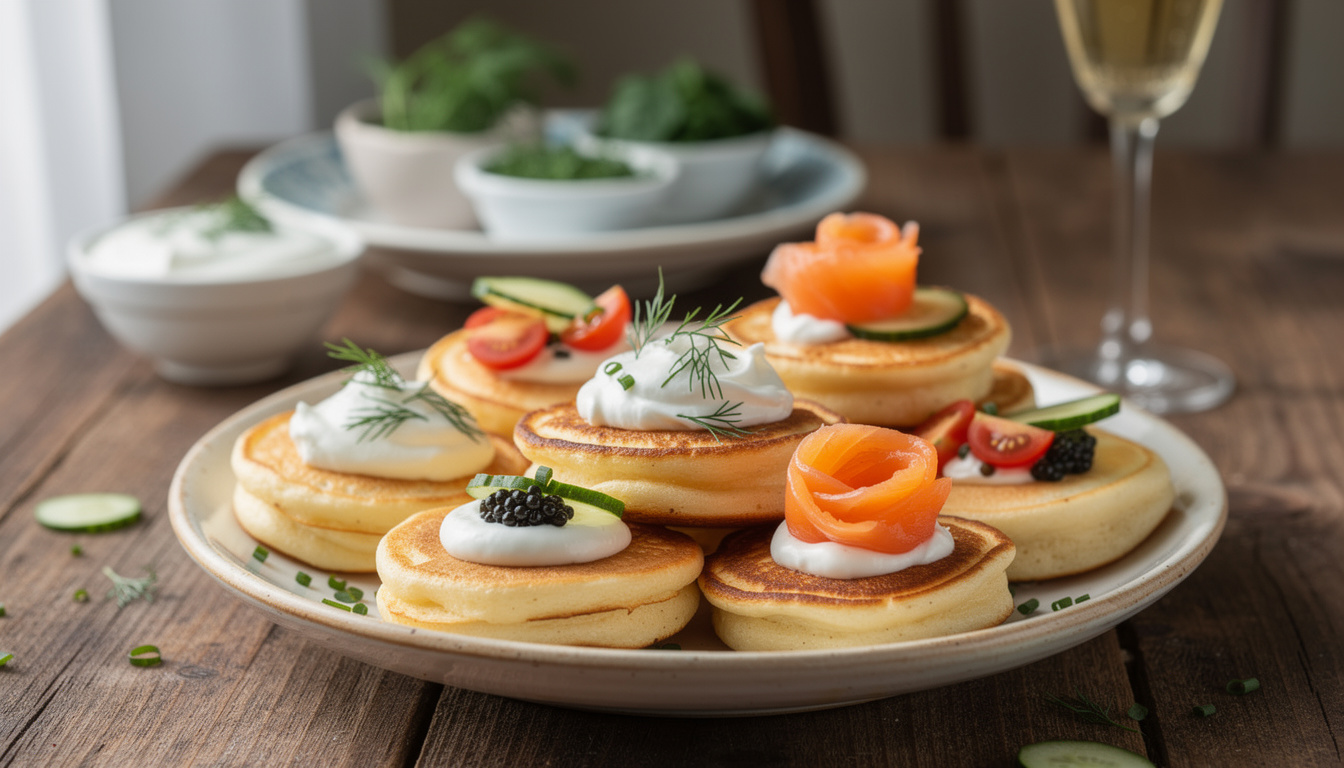 Recette facile de blinis au yaourt pour un apéritif gourmand découvrez une recette facile de blinis au yaourt, idéale pour un apéritif gourmand et rapide à préparer. parfait pour régaler vos invités avec simplicité et saveur.