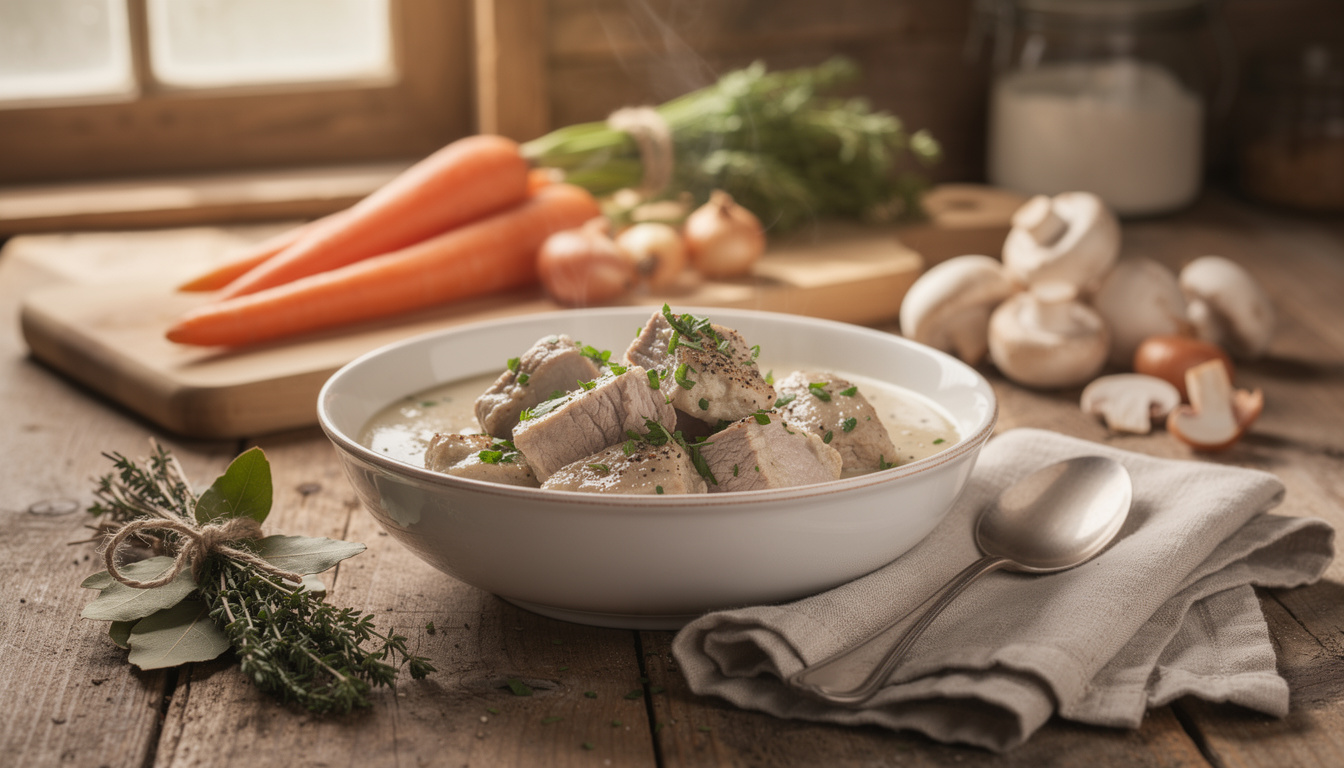 découvrez une recette facile et rapide de blanquette de porc pour un repas délicieux sans stress. suivez nos étapes simples pour réussir ce plat traditionnel en toute sérénité.