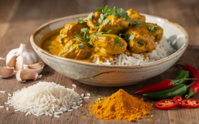Recette facile de riz au curry et poulet pour un repas savoureux