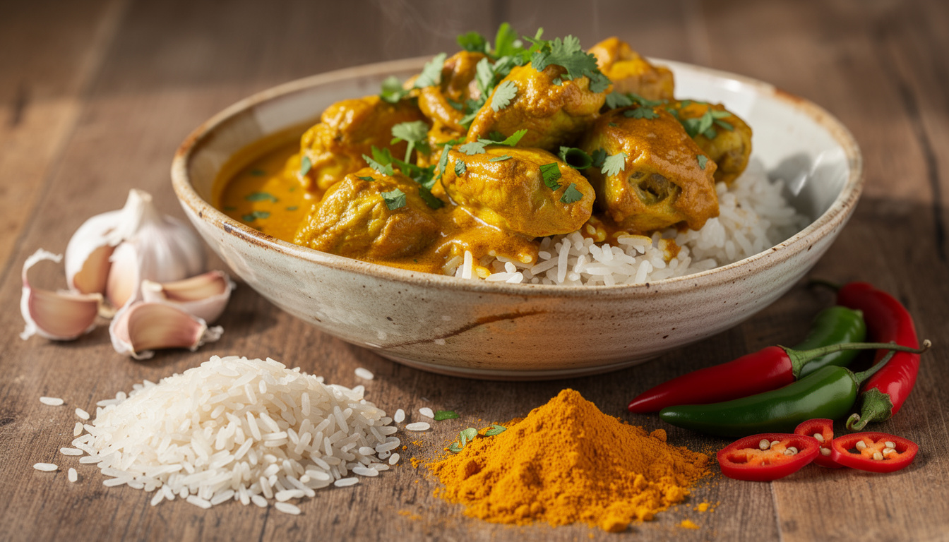 découvrez une recette facile et rapide de riz au curry et poulet, parfaite pour un repas savoureux et convivial. idéale pour tous les jours !