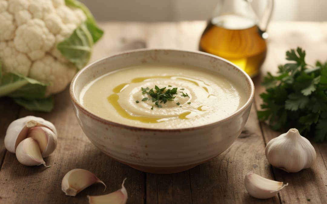 Recette simple et délicieuse de soupe au chou-fleur