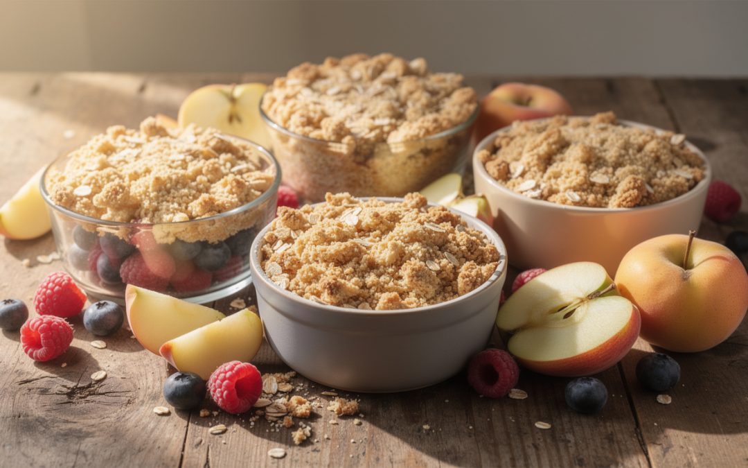 Cinq recettes de crumble light sans beurre pour se faire plaisir sans culpabiliser