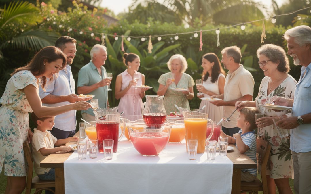 Combien de litres de punch prévoir pour vos invités ?