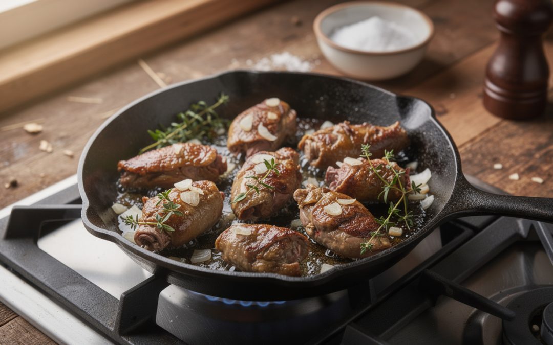 Comment cuisiner des gésiers de canard frais à la poêle pour un plat savoureux