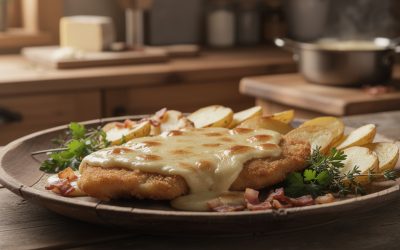Comment préparer une escalope savoyarde sauce reblochon délicieuse et facile
