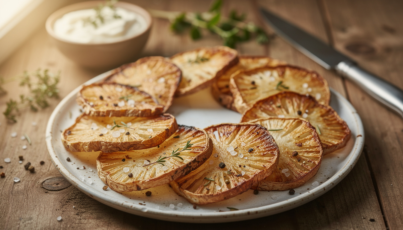 Comment réussir un céleri rave rôti au four croustillant et savoureux découvrez comment préparer un céleri rave rôti au four croustillant et savoureux grâce à notre recette simple et efficace, pour un plat délicieux et parfaitement doré.