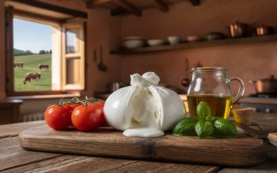 D’où vient la burrata : origine et secrets du fromage italien