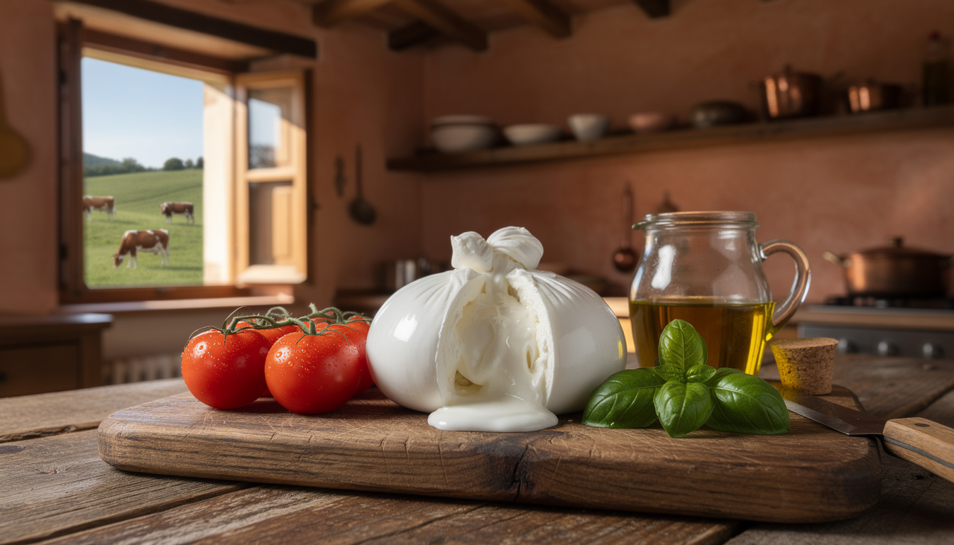 découvrez l'origine authentique de la burrata, ce fromage italien crémeux, et les secrets de sa fabrication traditionnelle qui lui confèrent son goût unique.