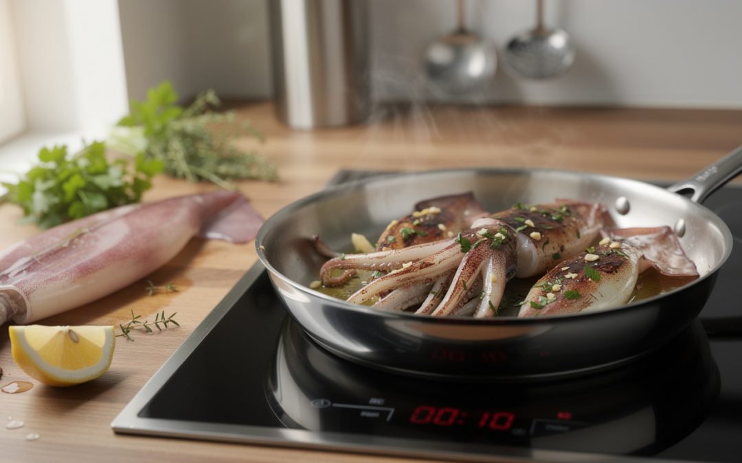 Quel est le temps de cuisson idéal pour les tentacules d&rsquo;encornet