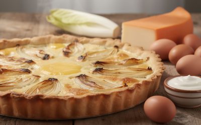 Quiche aux endives et maroilles : recette savoureuse et facile