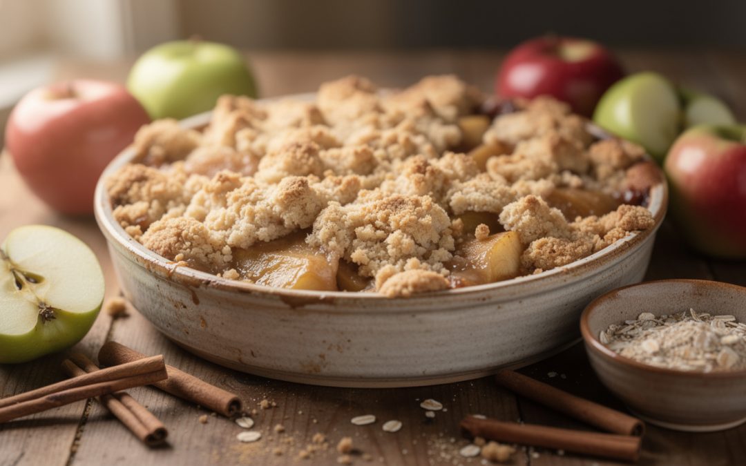 Recette crumble pomme sans beurre : une douceur légère et savoureuse