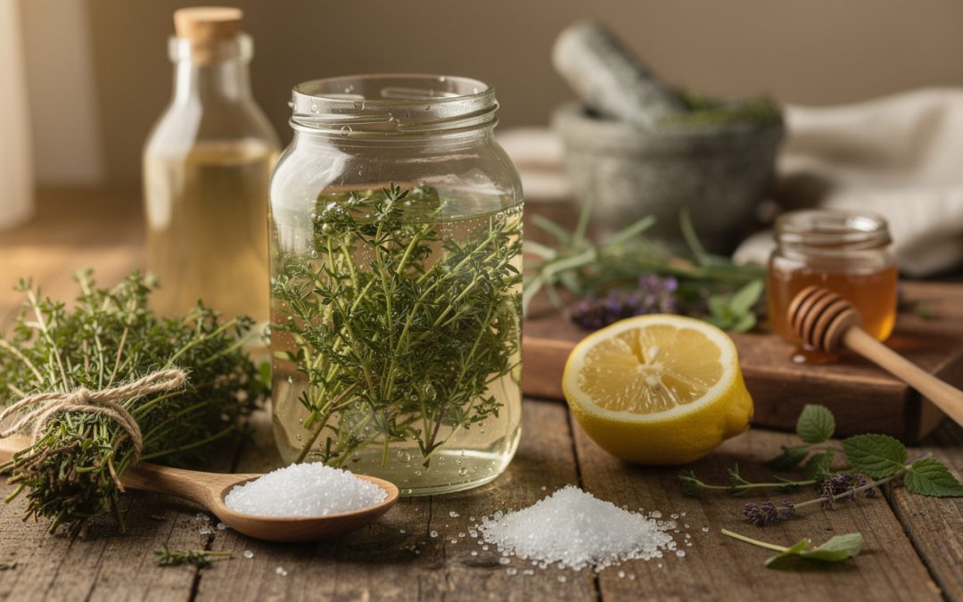 Recette facile de liqueur de thym farigoule maison