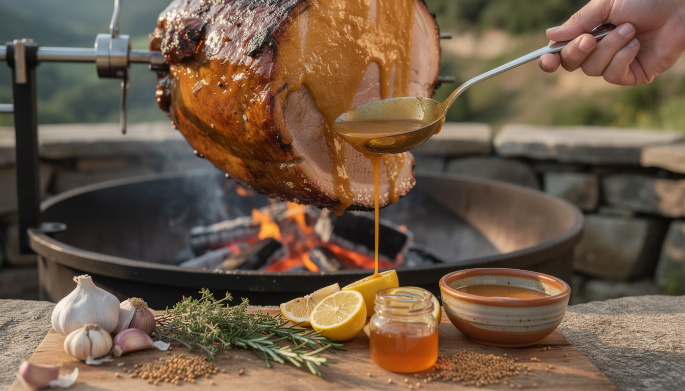 découvrez une recette simple et rapide de marinade pour jambon à la broche, parfaite pour apporter saveur et tendreté à votre viande lors de vos barbecues.