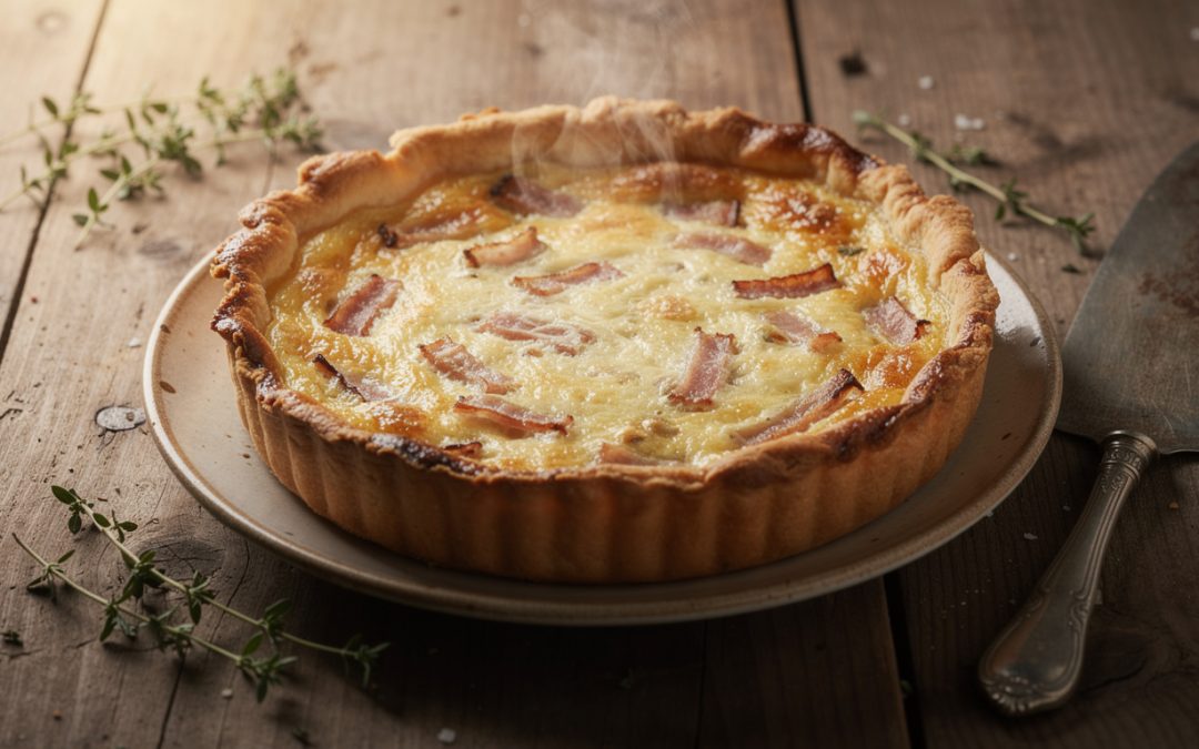 Recette facile pour une quiche lorraine croustillante et savoureuse