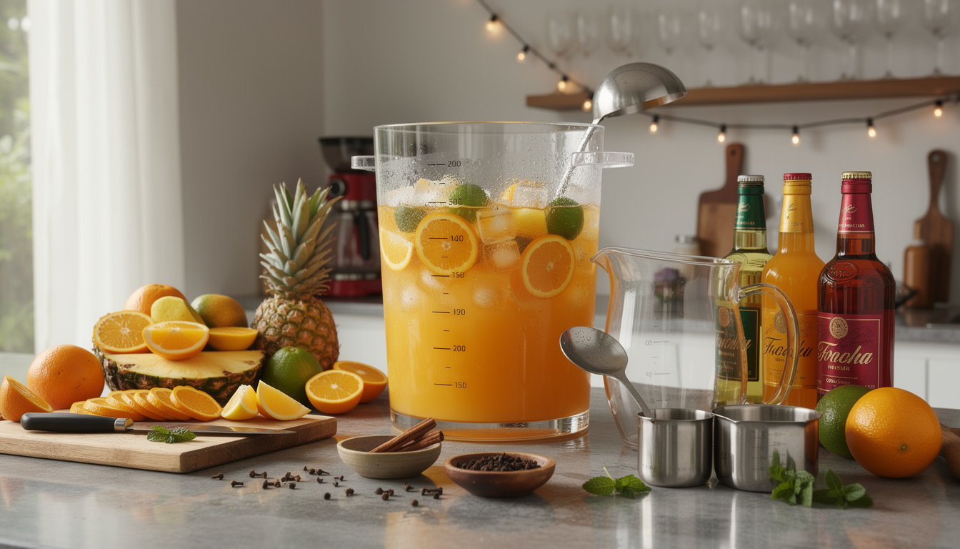 Recette punch pour 50 litres : astuces et conseils pour réussir votre préparation découvrez notre recette de punch pour 50 litres avec astuces et conseils pratiques pour réussir parfaitement votre préparation et régaler vos invités.