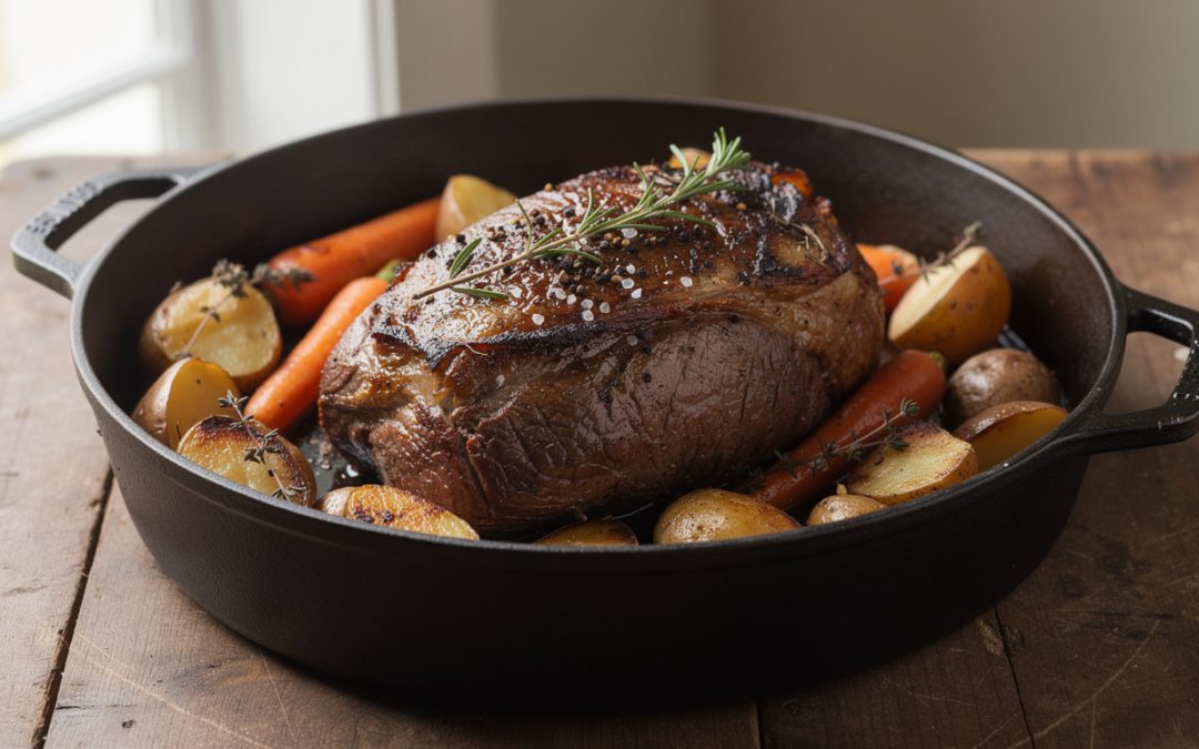 Rôti de chevreuil en cocotte sans marinade : une recette simple et savoureuse