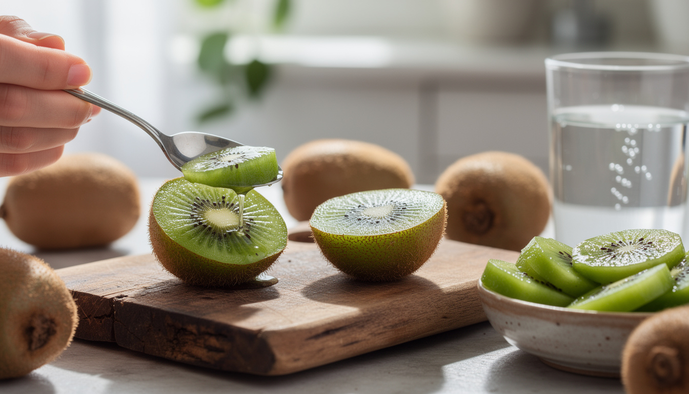 Comment manger des kiwis pour profiter de tous leurs bienfaits découvrez comment manger des kiwis pour bénéficier pleinement de leurs vitamines et bienfaits nutritionnels au quotidien.