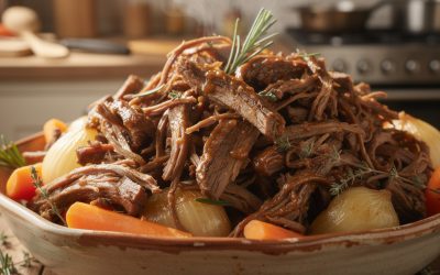 Comment préparer un effiloché de veau tendre et savoureux