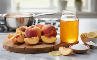 Comment préparer un sirop de pêches maison facilement