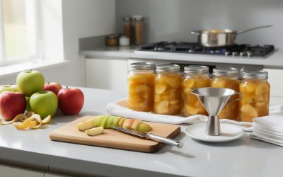 Comment préparer une compote de pommes en bocaux sans stérilisation en toute sécurité