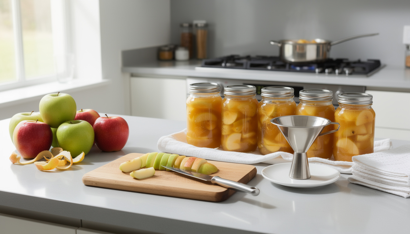 Comment préparer une compote de pommes en bocaux sans stérilisation en toute sécurité apprenez à préparer une compote de pommes en bocaux sans stérilisation, facilement et en toute sécurité, pour conserver le goût naturel et la fraßcheur de vos fruits maison.