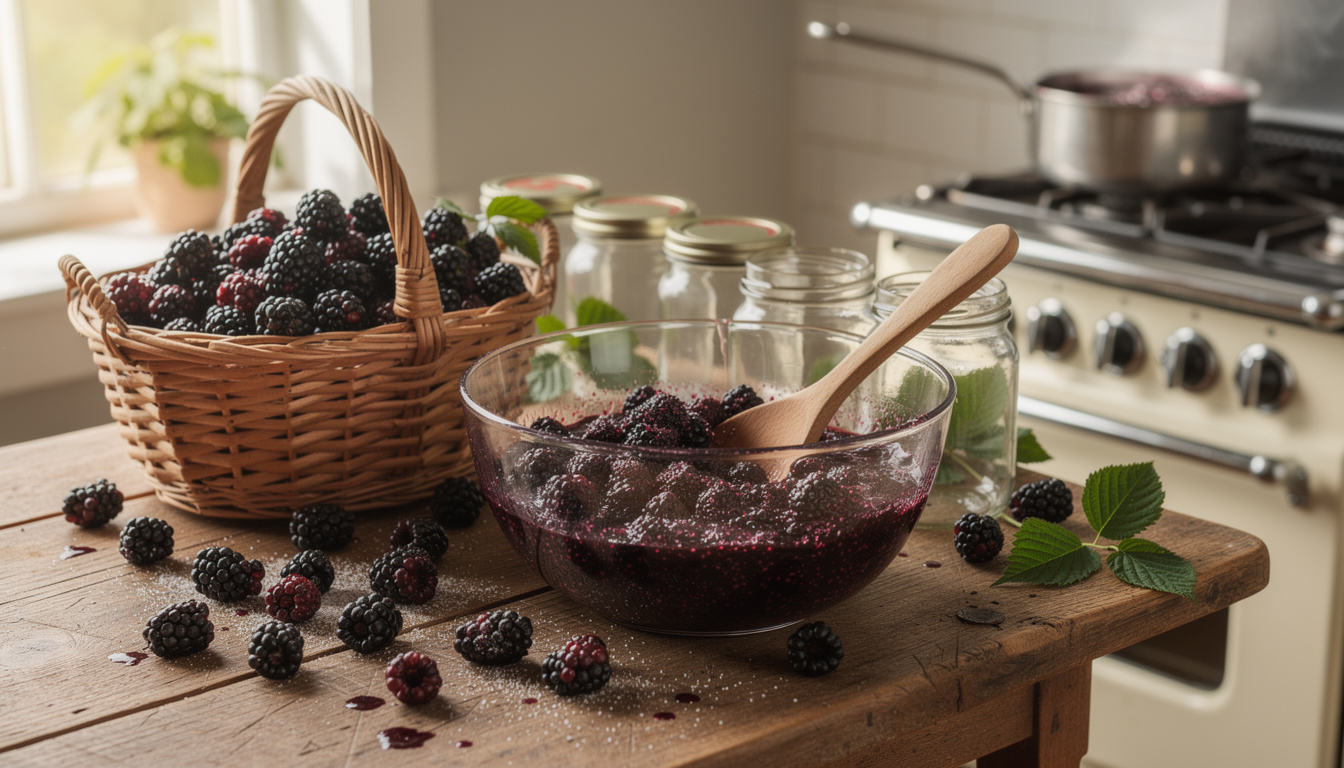 Comment préparer une délicieuse confiture de mûres maison découvrez comment préparer une délicieuse confiture de mûres maison facile et rapide avec nos conseils pratiques pour un résultat savoureux et naturel.