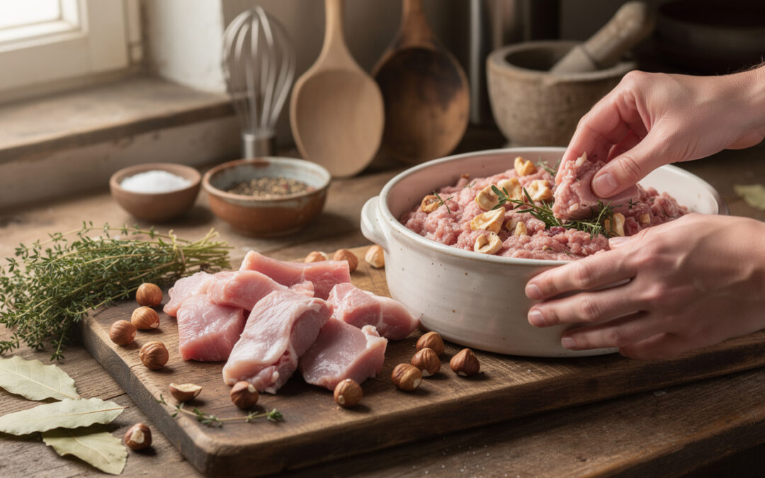 Comment préparer une terrine de lapin aux noisettes savoureuse