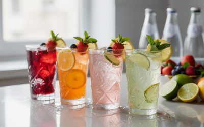 Comment réussir des cocktails pétillants avec de l’eau gazeuse