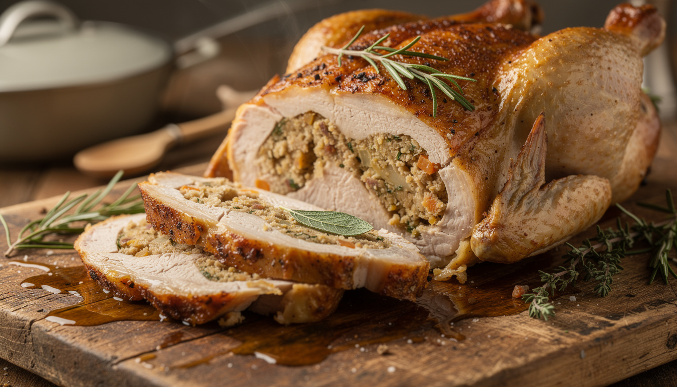 Comment rĂ©ussir la cuisson d’un rĂŽti de chapon farci dĂ©licieusement tendre dĂ©couvrez nos conseils pour rĂ©ussir la cuisson d'un rĂŽti de chapon farci, tendre et savoureux, et rĂ©galer vos convives Ă chaque repas.