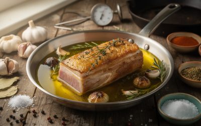 Comment réussir un confit de longe de porc savoureux