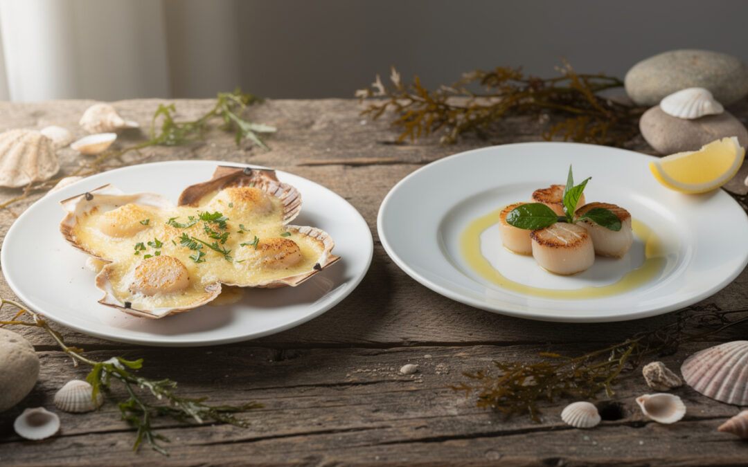 Coquille saint-jacques normande ou bretonne : quelles différences et comment les déguster