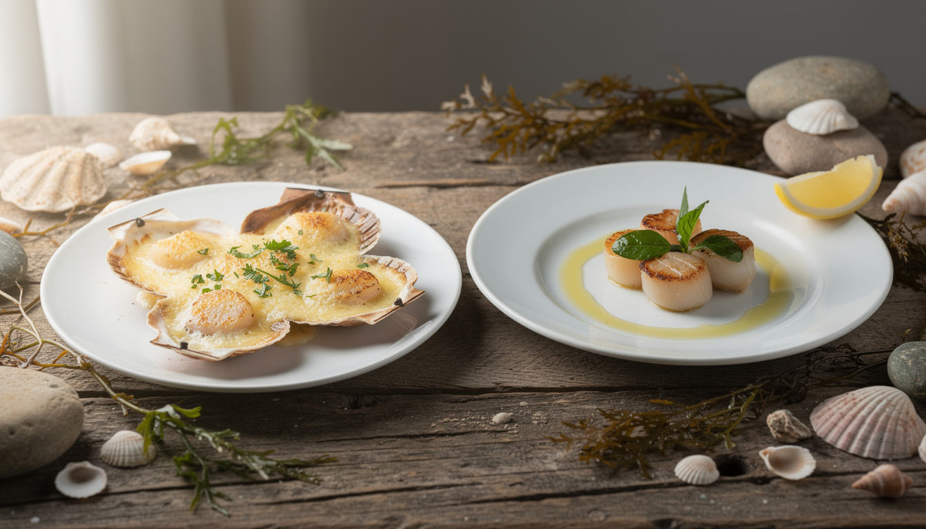 Coquille saint-jacques normande ou bretonne : quelles différences et comment les déguster découvrez les différences entre la coquille saint-jacques normande et bretonne, et apprenez comment les déguster pour savourer pleinement ce délice de la mer.