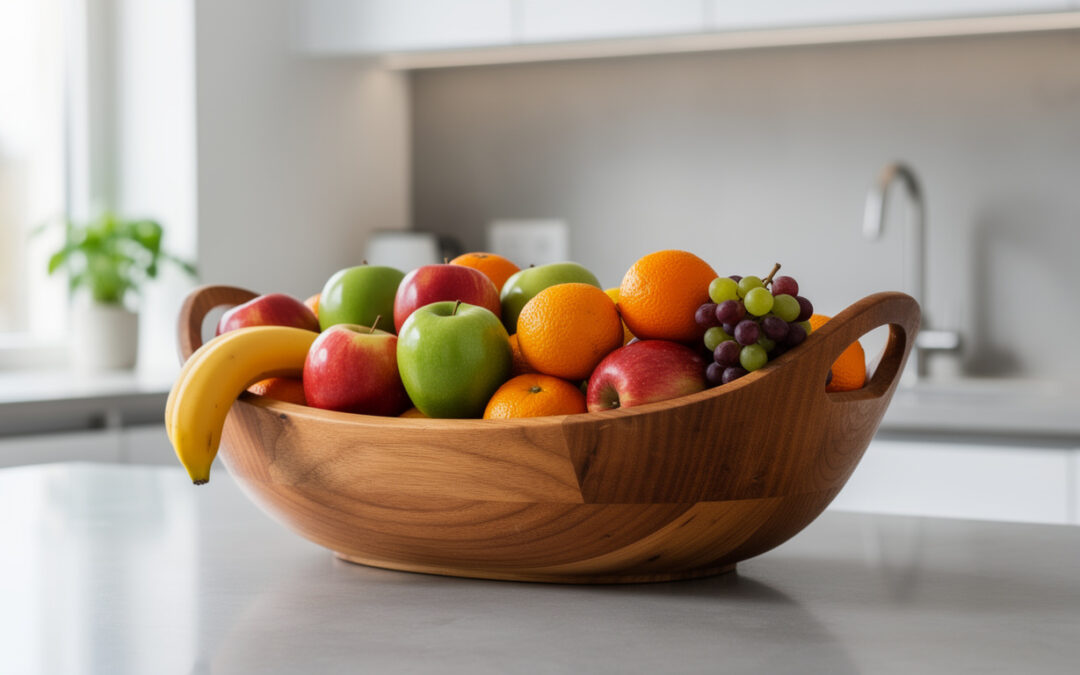 Corbeille à fruit en bois : un choix naturel et élégant pour votre cuisine